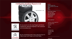 Desktop Screenshot of colchesteraccidentrepairs.co.uk